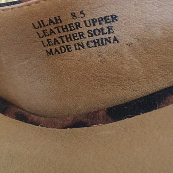 ZiGiny Leopard Open Toe Platform Pumps NWOT 8.5 - Picture 13 of 13